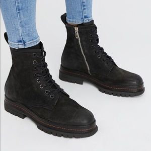 Free People A.S. 98 Johnnies Lennie Leather Boots
